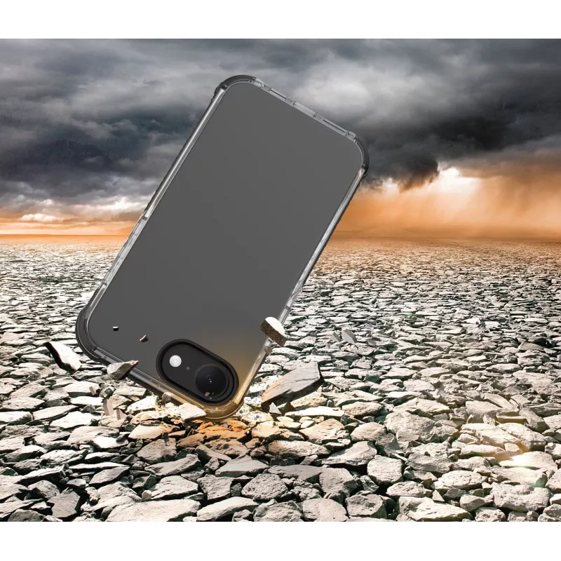Cellularline Tetra Force Strong Guard – Funda protectora ultraelástica y antichoque para iPhone 16e con tecnología antibacteriana Microban® integrada