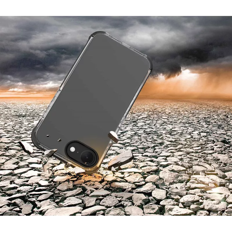 Cellularline Tetra Force Strong Guard – Funda protectora ultraelástica y antichoque para iPhone 16e con tecnología antibacteriana Microban® integrada