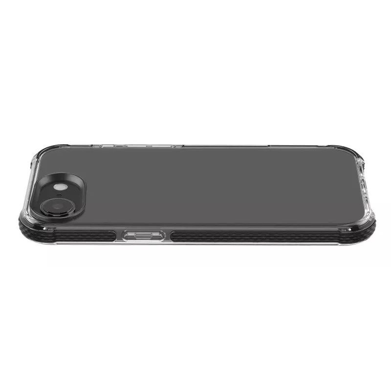 Cellularline Tetra Force Strong Guard – Funda protectora ultraelástica y antichoque para iPhone 16e con tecnología antibacteriana Microban® integrada