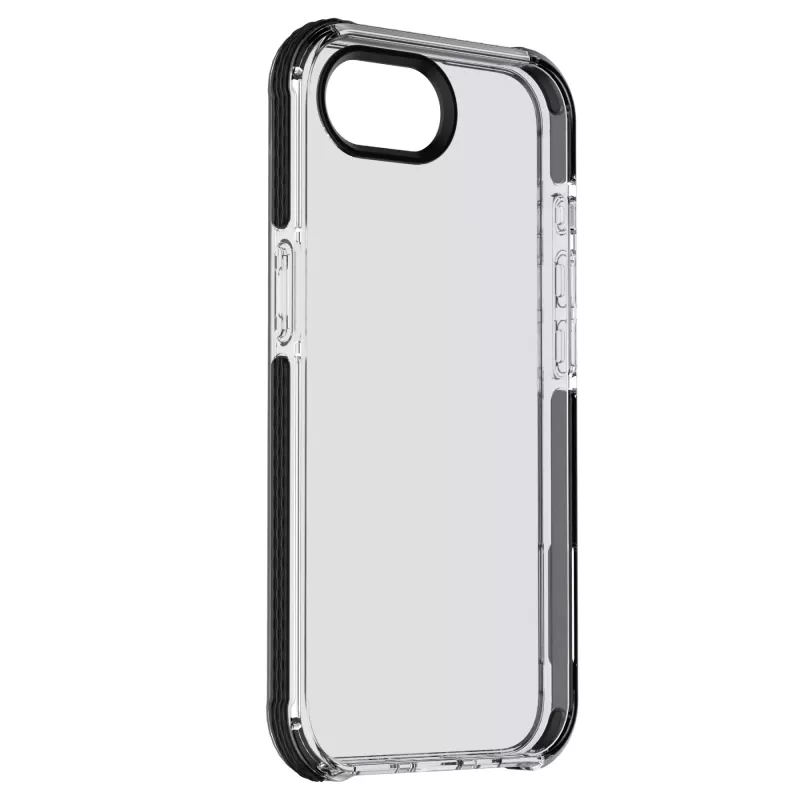 Cellularline Tetra Force Strong Guard – Funda protectora ultraelástica y antichoque para iPhone 16e con tecnología antibacteriana Microban® integrada