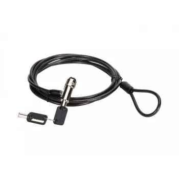 Candado para portátil Conceptronic CUSTODIO02BN con llave 1,8 m negro