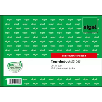 Formulario comercial Sigel SD065 Verde A5 q 120 hojas