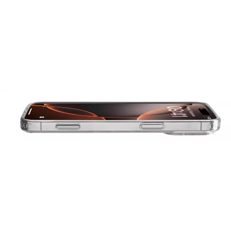 Cellularline Clear Protect – Funda rígida para iPhone 16 Pro Max con bordes de goma