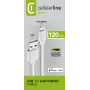 Cellularline Cable de alimentación 120cm - Cable Lightning para carga y transmisión de datos