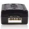 StarTech.com Adaptador de audio estéreo USB Virtual 7.1 Tarjeta de sonido externa