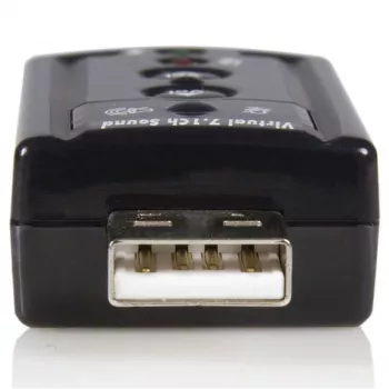 StarTech.com Adaptador de audio estéreo USB Virtual 7.1 Tarjeta de sonido externa