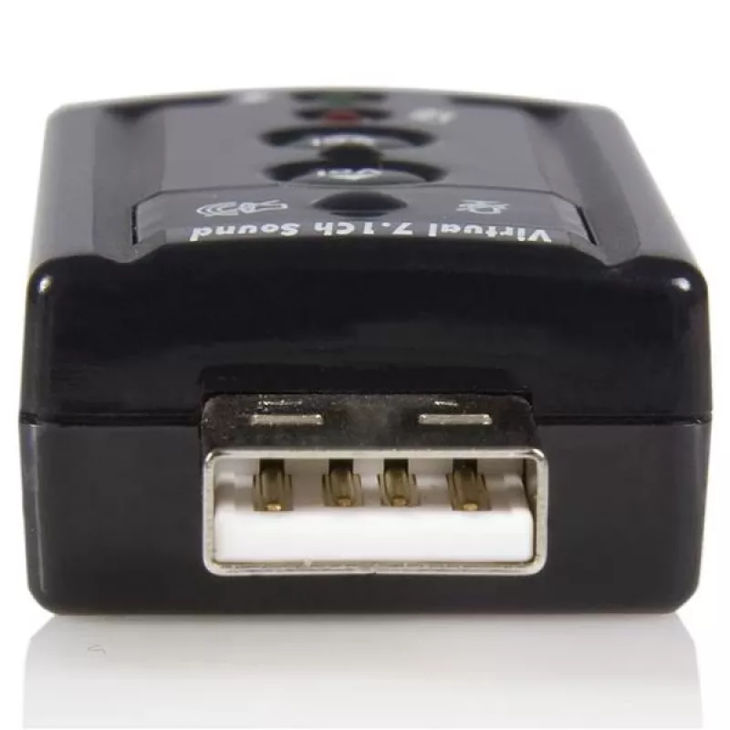 StarTech.com Adaptador de audio estéreo USB Virtual 7.1 Tarjeta de sonido externa