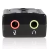 StarTech.com Adaptador de audio estéreo USB Virtual 7.1 Tarjeta de sonido externa