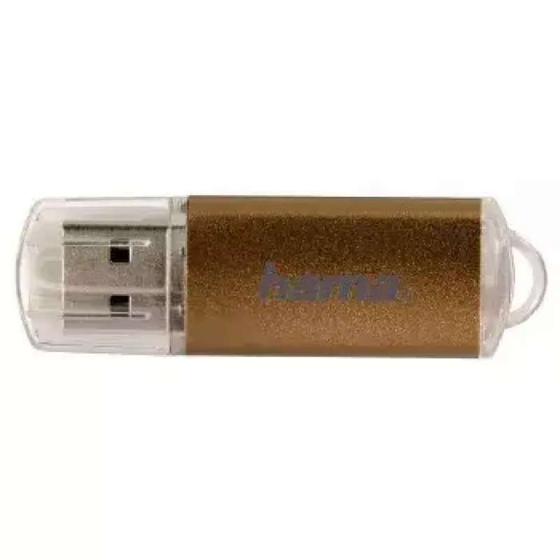 Hama 32GB Laeta memoria USB Type-A 2.0 marrón, transparente