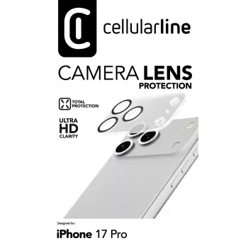 Cellularline objetivo de cámara - iPhone 17 Pro protección para la cámara