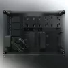 RAIJINTEK Paean caja para PC de sobremesa – negra transparente, ATX/Micro-ATX/Mini-ITX, 4x USB 3.2 Gen1, 3x bahías de 3,5 pulgadas + 3x de 2,5 pulgadas