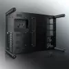 RAIJINTEK Paean caja para PC de sobremesa – negra transparente, ATX/Micro-ATX/Mini-ITX, 4x USB 3.2 Gen1, 3x bahías de 3,5 pulgadas + 3x de 2,5 pulgadas