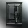 RAIJINTEK Paean caja para PC de sobremesa – negra transparente, ATX/Micro-ATX/Mini-ITX, 4x USB 3.2 Gen1, 3x bahías de 3,5 pulgadas + 3x de 2,5 pulgadas