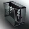 RAIJINTEK Paean caja para PC de sobremesa – negra transparente, ATX/Micro-ATX/Mini-ITX, 4x USB 3.2 Gen1, 3x bahías de 3,5 pulgadas + 3x de 2,5 pulgadas