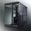 RAIJINTEK Paean caja para PC de sobremesa – negra transparente, ATX/Micro-ATX/Mini-ITX, 4x USB 3.2 Gen1, 3x bahías de 3,5 pulgadas + 3x de 2,5 pulgadas
