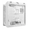 Caja para PC ASUS ROG Strix Helios II Midi Tower blanca — compatible con EATX/ATX/Micro-ATX/Mini-ITX, 3x140mm frontal + 1x140mm trasero, 2× bahías de 3,5 pulgadas + 4× de 2,5 pulgadas, cristal templado