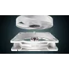 Ventilador de 140 mm Arctic Freezer P14 Pro Reverse A-RGB (blanco) — 166,5 m³/h, 5.1 mmH₂O, FDB, PWM, cable divisor