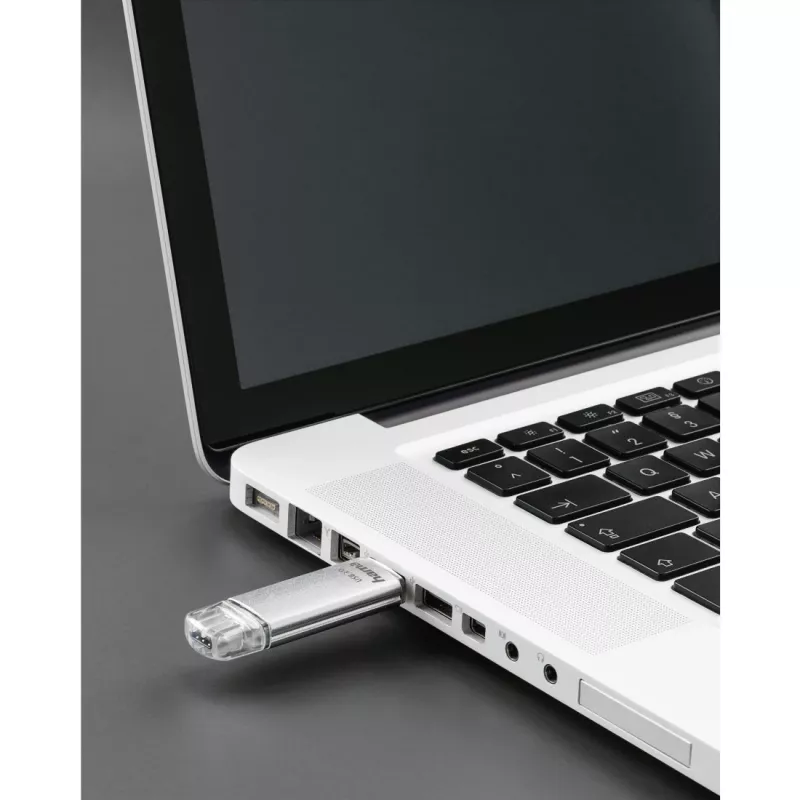 Memoria USB Hama C-Laeta 128 GB USB Type-A / USB Type-C 3.2 Gen 1 (3.1 Gen 1) plata