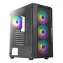 Caja de PC Azza Fighter Midi Tower negra