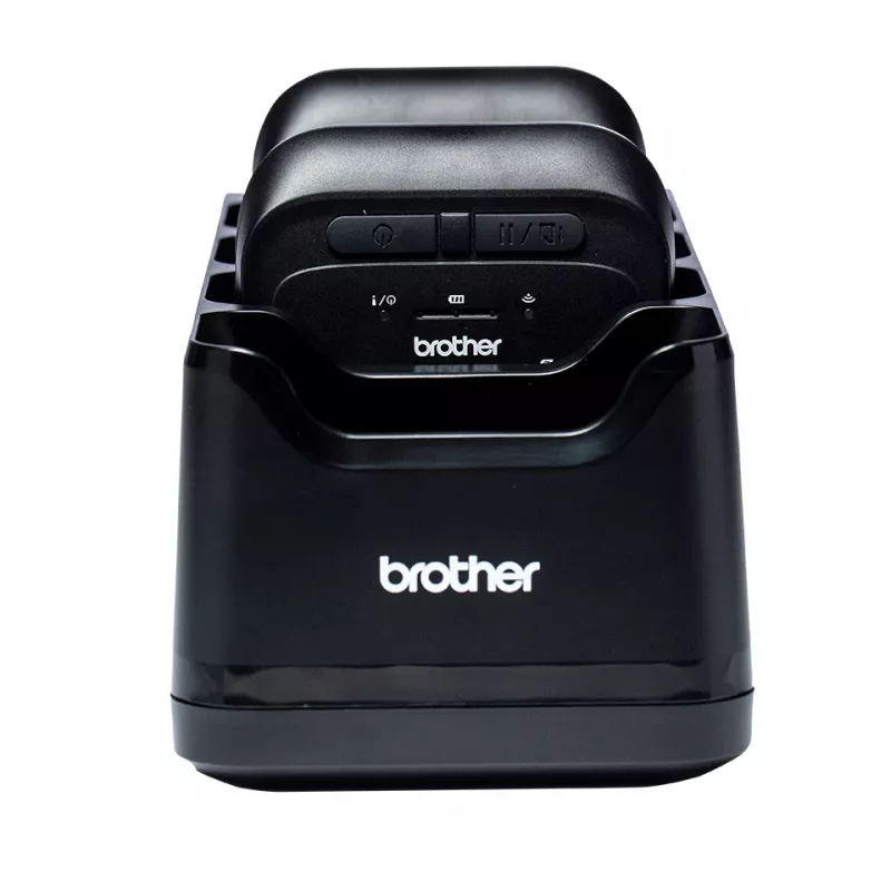 Cargador para impresora portátil Brother PA4CR002EU — cargador de interior, negro, compatible con impresoras portátiles Brother