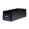 Cargador para impresora portátil Brother PA4CR002EU — cargador de interior, negro, compatible con impresoras portátiles Brother