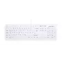 Teclado RF inalámbrico Active Key AK-C8100 — tamaño completo 105 teclas, oficina, blanco, distribución alemana