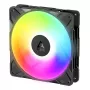Ventilador de carcasa 140 mm Arctic Freezer P14 Pro Reverse A-RGB — PWM, 140 mm, 166,5 m³/h, 5,1 mmH2O, FDB, negro