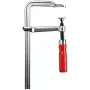 Sargento en F Bessey GS16 — abertura 16 cm, cuerpo de aluminio, detalles rojos