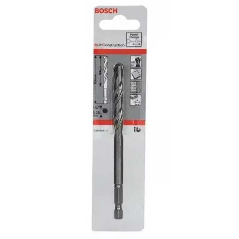 Broca piloto Bosch carburo de tungsteno 2608584777
