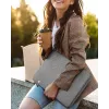 Inateck LB01006/S1 bolsa para portátil con bolsillo para accesorios, 13,3 pulgadas, gris