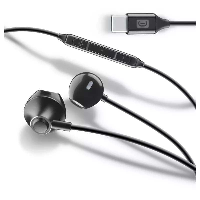 Cellularline ORBIT auriculares de cápsula estéreo con micrófono y mando a distancia