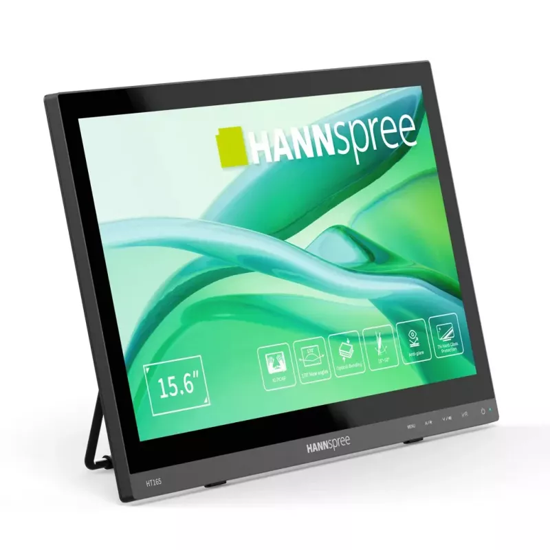 HANNspree HT165HPB monitor táctil LCD IPS Full HD de 39,6 cm (15,6