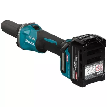 Amoladora recta a batería Makita GD001GZ XGT 40V (solo cuerpo, negro/azul)
