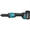 Amoladora recta a batería Makita GD001GZ XGT 40V (solo cuerpo, negro/azul)