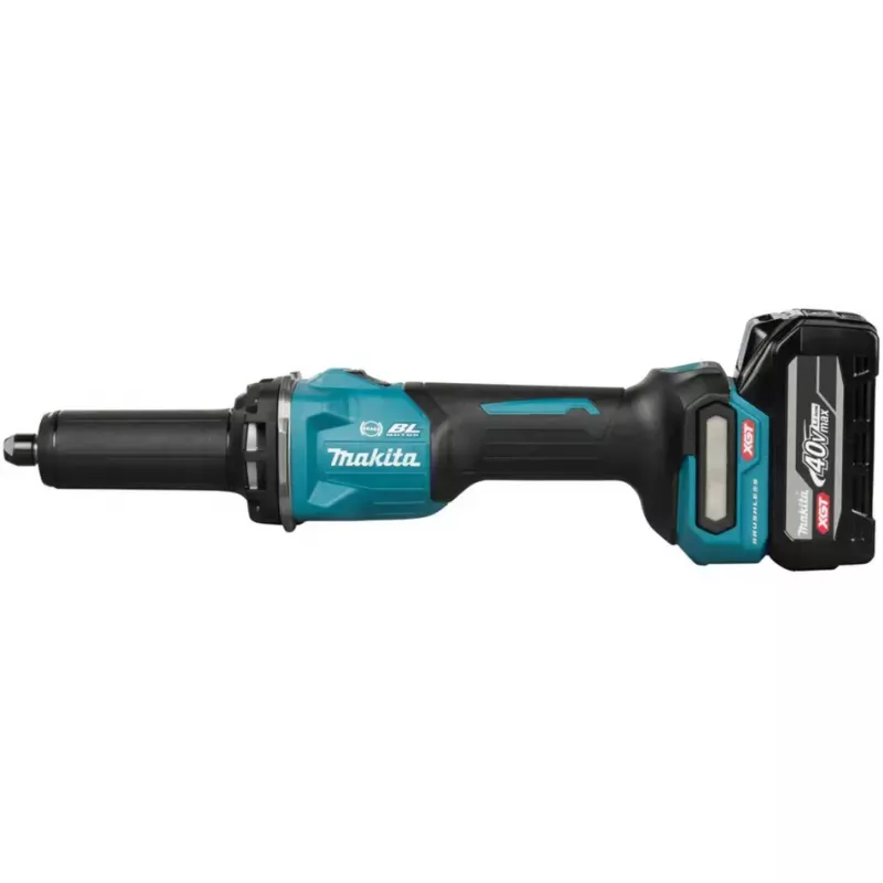 Amoladora recta a batería Makita GD001GZ XGT 40V (solo cuerpo, negro/azul)