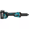 Amoladora recta a batería Makita GD001GZ XGT 40V (solo cuerpo, negro/azul)