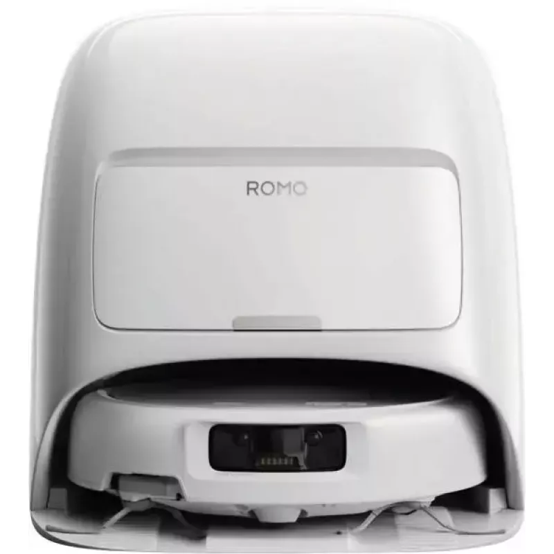 Robot aspirador y fregasuelos DJI ROMO S (versión con depósito de agua) — blanco, 4,4 kg, 0,26 L de polvo, depósitos de 4 L de agua limpia / 3,2 L de agua sucia, 5000 mAh