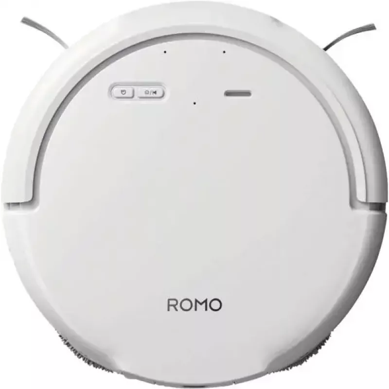 Robot aspirador y fregasuelos DJI ROMO S (versión con depósito de agua) — blanco, 4,4 kg, 0,26 L de polvo, depósitos de 4 L de agua limpia / 3,2 L de agua sucia, 5000 mAh