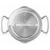 Set de ollas Tefal Duetto+ G719S7, acero inoxidable, 7 piezas (cacerolas con mango Ø16/20/24 cm, olla baja Ø16 cm), inducción, tapas, apto para horno hasta 250°C