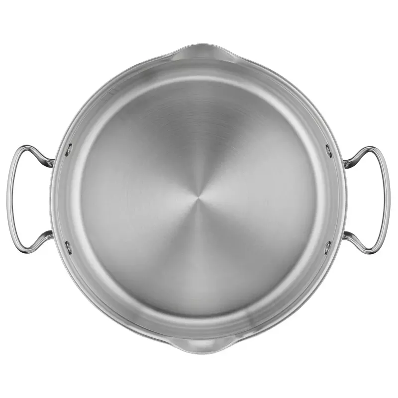Set de ollas Tefal Duetto+ G719S7, acero inoxidable, 7 piezas (cacerolas con mango Ø16/20/24 cm, olla baja Ø16 cm), inducción, tapas, apto para horno hasta 250°C