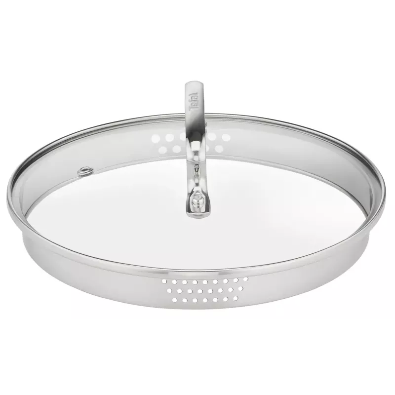 Set de ollas Tefal Duetto+ G719S7, acero inoxidable, 7 piezas (cacerolas con mango Ø16/20/24 cm, olla baja Ø16 cm), inducción, tapas, apto para horno hasta 250°C