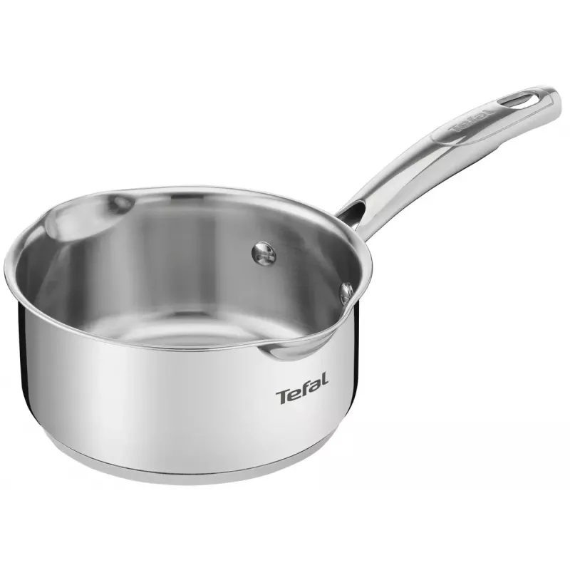 Set de ollas Tefal Duetto+ G719S7, acero inoxidable, 7 piezas (cacerolas con mango Ø16/20/24 cm, olla baja Ø16 cm), inducción, tapas, apto para horno hasta 250°C