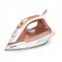 Tefal Virtuo 30 FV2C40E0 Plancha de ropa en seco y vapor, suela cerámica, 2000 W, melocotón, blanco