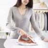 Tefal Virtuo 30 FV2C40E0 Plancha de ropa en seco y vapor, suela cerámica, 2000 W, melocotón, blanco