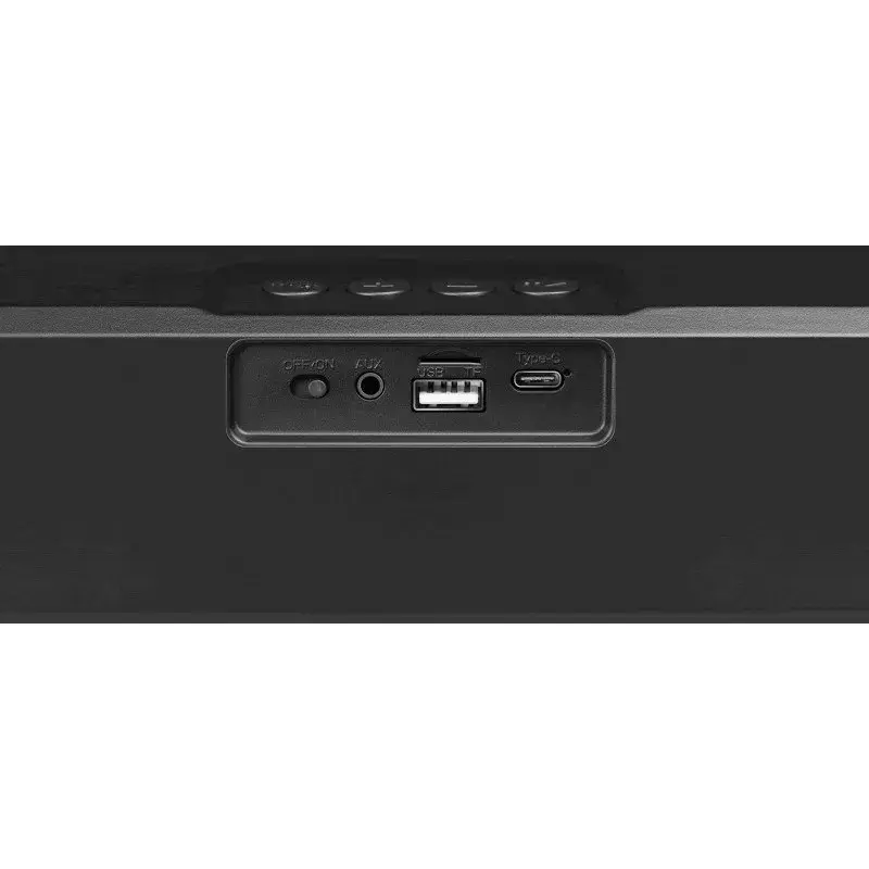 Barra de sonido Bluetooth DEFENDER Z2, Bluetooth 5.3 (LE Audio), 16 W RMS, 100–20000 Hz, función de carga USB, negra