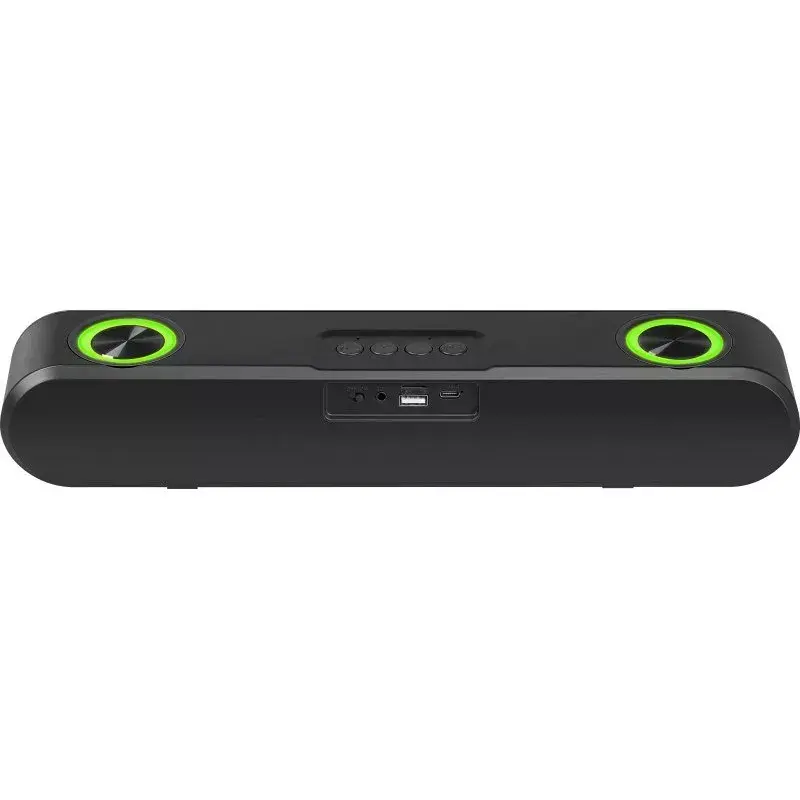 Barra de sonido Bluetooth DEFENDER Z2, Bluetooth 5.3 (LE Audio), 16 W RMS, 100–20000 Hz, función de carga USB, negra