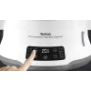 Tefal Convenient Series Deluxe VC502D Vaporera 3 cestas Encimera 900 W Acero inoxidable, blanco