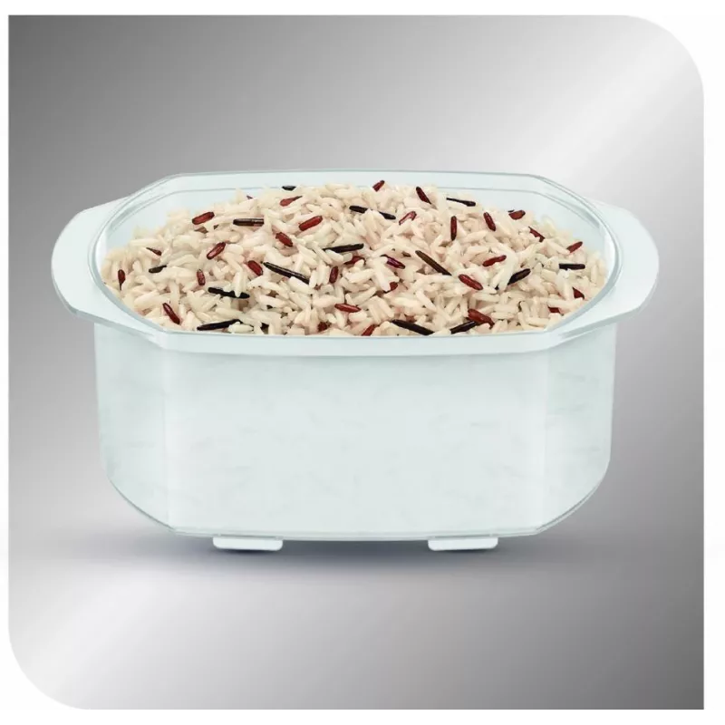 Tefal Convenient Series Deluxe VC502D Vaporera 3 cestas Encimera 900 W Acero inoxidable, blanco
