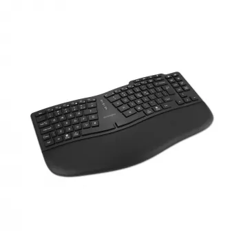 Kensington Pro Fit Ergo KB675 EQ TKL Teclado recargable, Tenkeyless (80 - 87%), Inalámbrico, Bluetooth, Membrana, QWERTY, negro