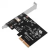 Silverstone ECU06 Adaptador USB 3.2 Gen 2 interno PCIe Low-Profile